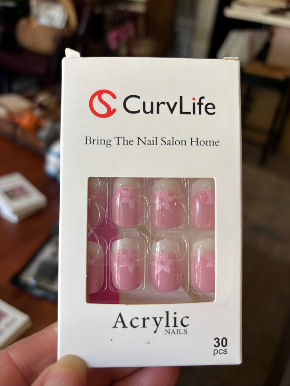 2/$20 CurvLife Acrylic Nails NEW